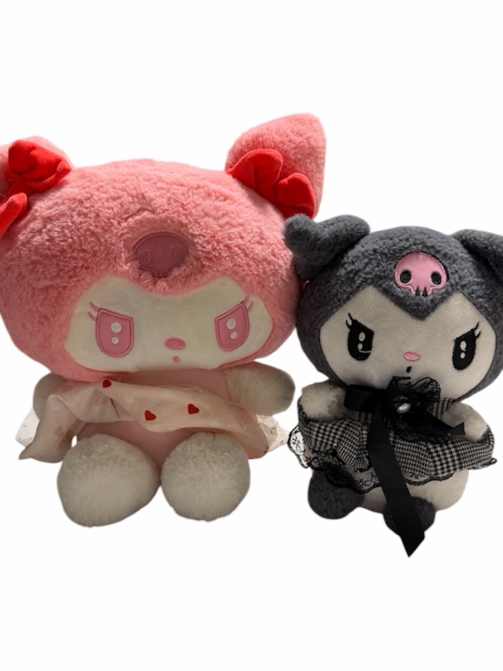 Sanrio My Melody & Kuromi Plush Dolls Cute Kawaii Stuffed Animals Lot